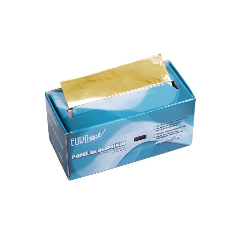ROTLLO PAPER ALUMINI 100 M. OR