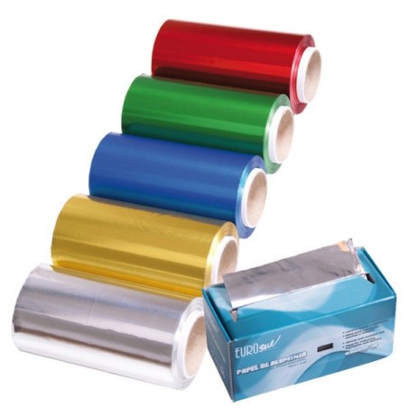 ROTLLO PAPER ALUMINI 100 M. PLATA