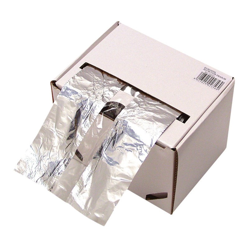 ROTLLO PAPER ALUMINI AMB FRANJA TRANSPARENT