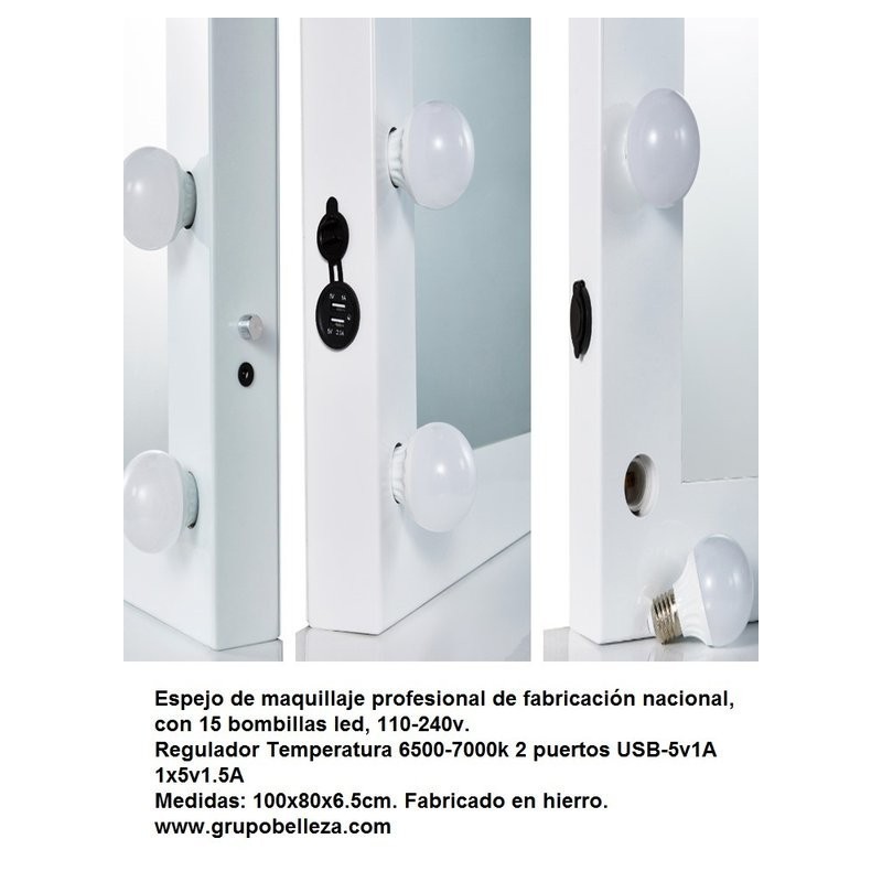 MIRALL MAQUILLATGE LED DAS