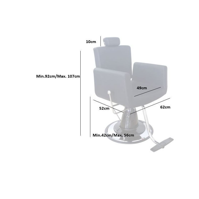 SILLA D'ESTÈTICA CLEO BLANCA
