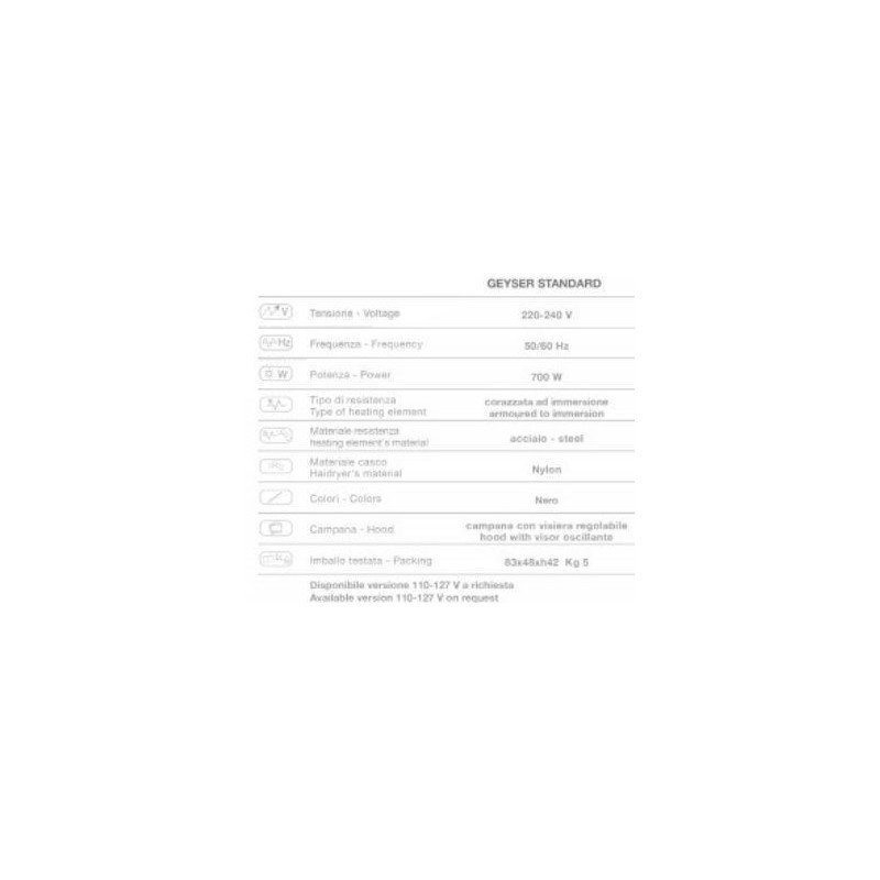 VAPORITZADOR CERIOTTI GEYSER STANDARD PEU