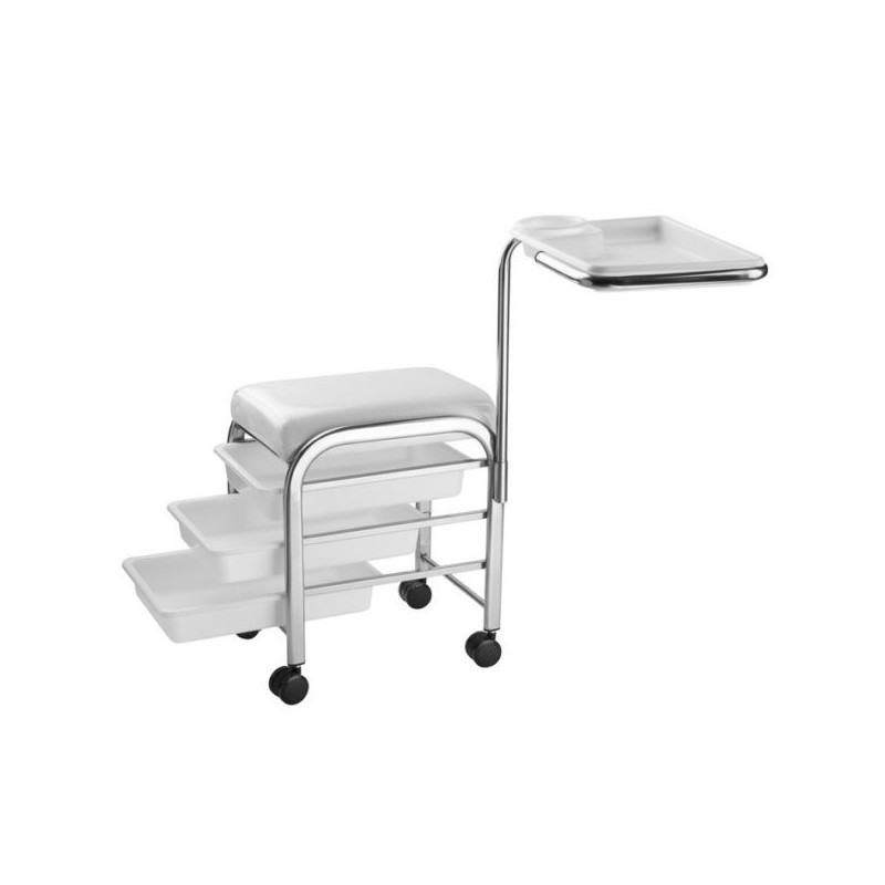 CHARRIOT MANUCURE BLANC Pollié - 3