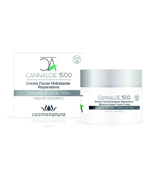 CANNALOE 1500 -Crema Facial Hidratant Reparadora