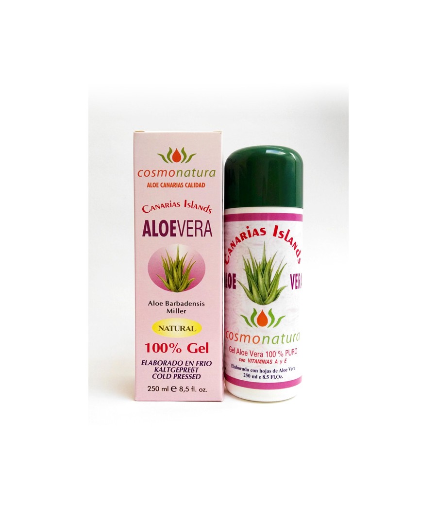 Gel Aloe Vera Dermogètic 100% pur (Caixa Rosa) 250 ml