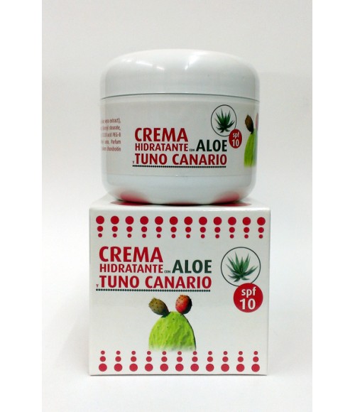 Crema Hidratant d'Àloe + Tuno Canari FPS 10 100 ml