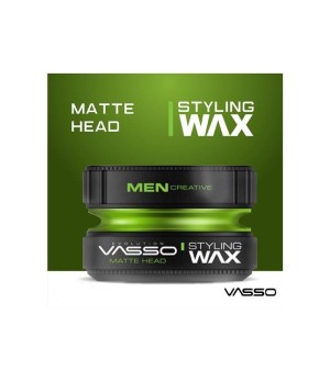 VASSO HAIR STYLING WAX MATTE HEAD CERA 150 ML.