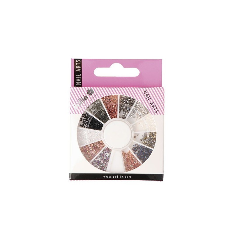 STRASS STRASSSTEINE FARBEN NAIL ART RAD 600 EINHEITEN