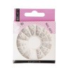 ROUE NAIL ART STRASS STRASS COULEUR ARGENT 144 UNITÉS Pollié - 1