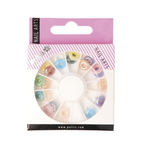 ROUE NAIL ART DONUTS STRASS 144 UNITÉS Pollié - 1