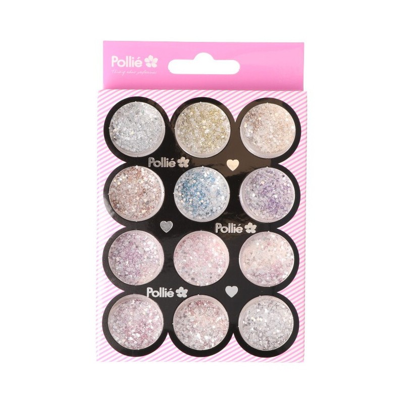 GLITTER ASSORTIT BRILLANTOR NAIL ART 1,5 GR. 