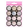 GLITTER ASSORTIMENT DE GLITTER NAIL ART 1,5 GR. X 12 COULEURS Pollié - 1