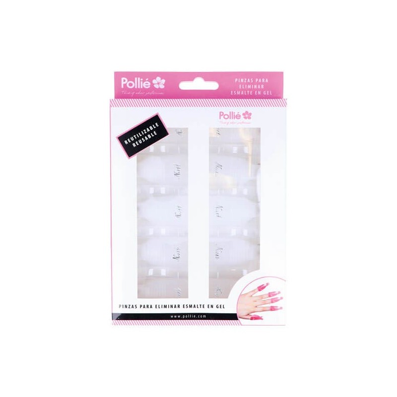 CLIPS SOAK OFF ENTFERNER VON 10 EINHEITEN: Farbe - Weiß