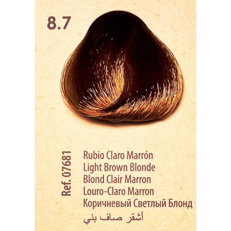 FRESH COLOUR Nº8.7 RUBIO CLARO MARRÓN FREE AMMONIA