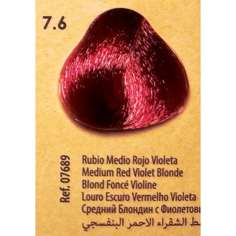 FRESH COLOUR Nº7.6 RUBIO MEDIO ROJO VIOLETA FREE AMMONIA