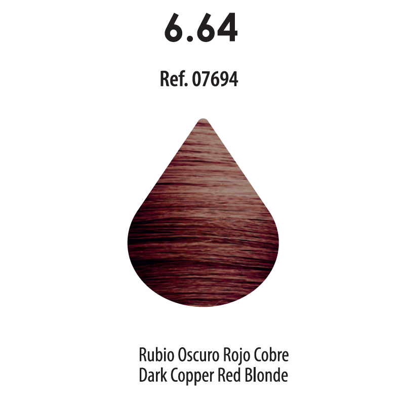 FRESH COLOUR Nº6.64 RUBIO OSCURO ROJO COBRE FREE AMMONIA