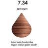 FRESH COLOUR Nº7.34 RUBIO MEDIO DORADO COBRE FREE AMMONIA