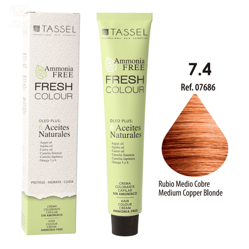 FRESH COLOUR Nº7.4 ROS MIG COURE FREE AMMONIA