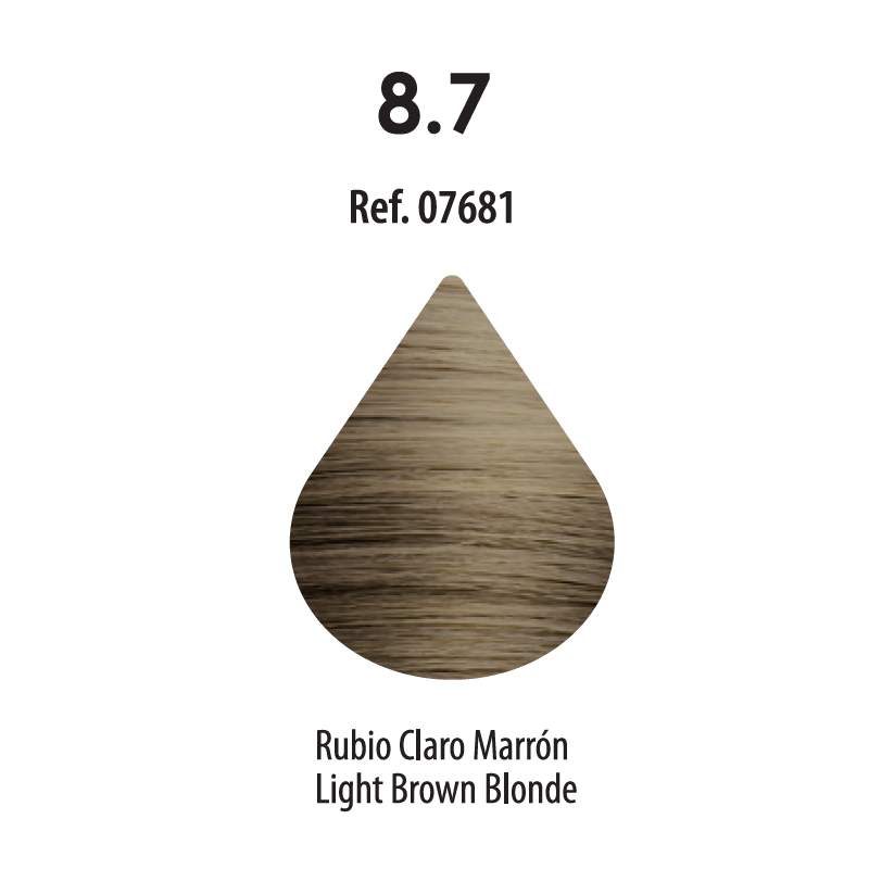 FRESH COLOUR Nº8.7 RUBIO CLARO MARRÓN FREE AMMONIA