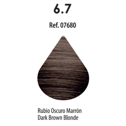 FRESH COLOUR Nº6.7 RUBIO OSCURO MARRÓN FREE AMMONIA