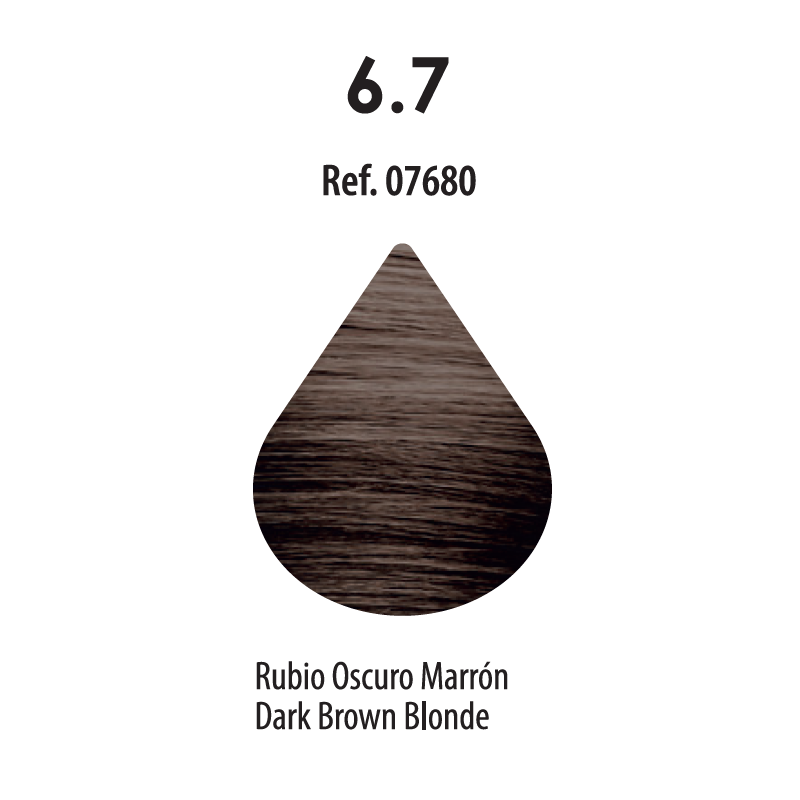 FRESH COLOUR Nº6.7 ROS FOSC MARRÓ FREE AMMONIA