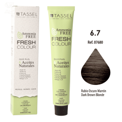 FRESH COLOUR Nº6.7 RUBIO OSCURO MARRÓN FREE AMMONIA