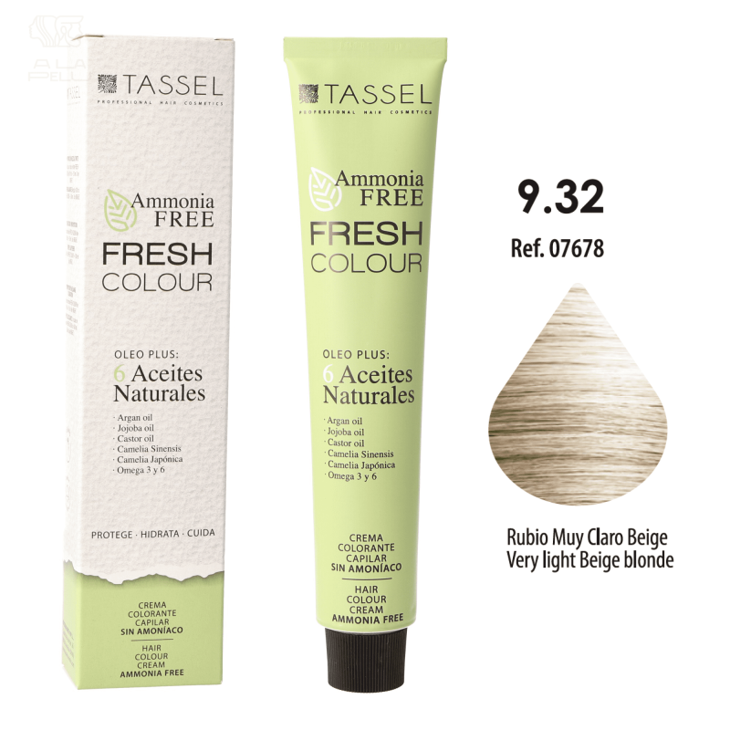 FRESH COLOUR Nº9.32 ROS MOLT CLAR BEIGE FREE AMMONIA