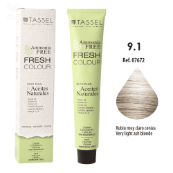 FRESH COLOUR Nº9.1 RUBIO MUY CLARO CENIZA FREE AMMONIA
