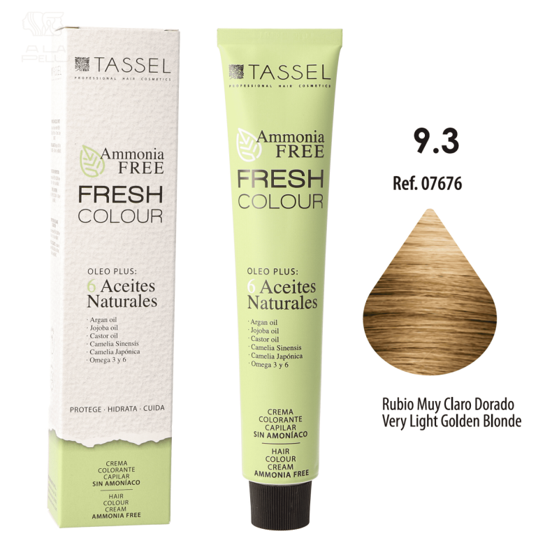 FRESH COLOUR Nº9.3 RUBIO MUY CLARO DORADO FREE AMMONIA