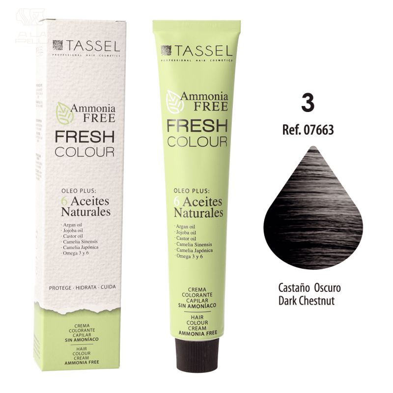 FRESH COLOUR Nº3 CASTAÑO OSCURO FREE AMMONIA