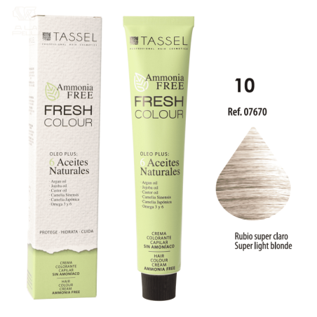 FRESH COLOUR Nº10 RUBIO SUPER CLARO FREE AMMONIA