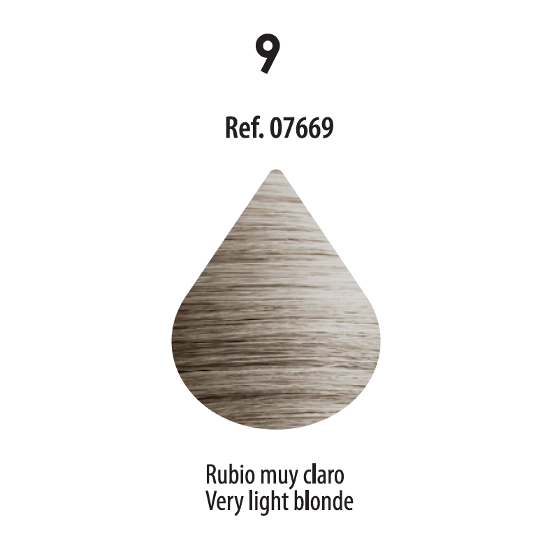 FRESH COLOUR Nº9 RUBIO MUY CLARO FREE AMMONIA