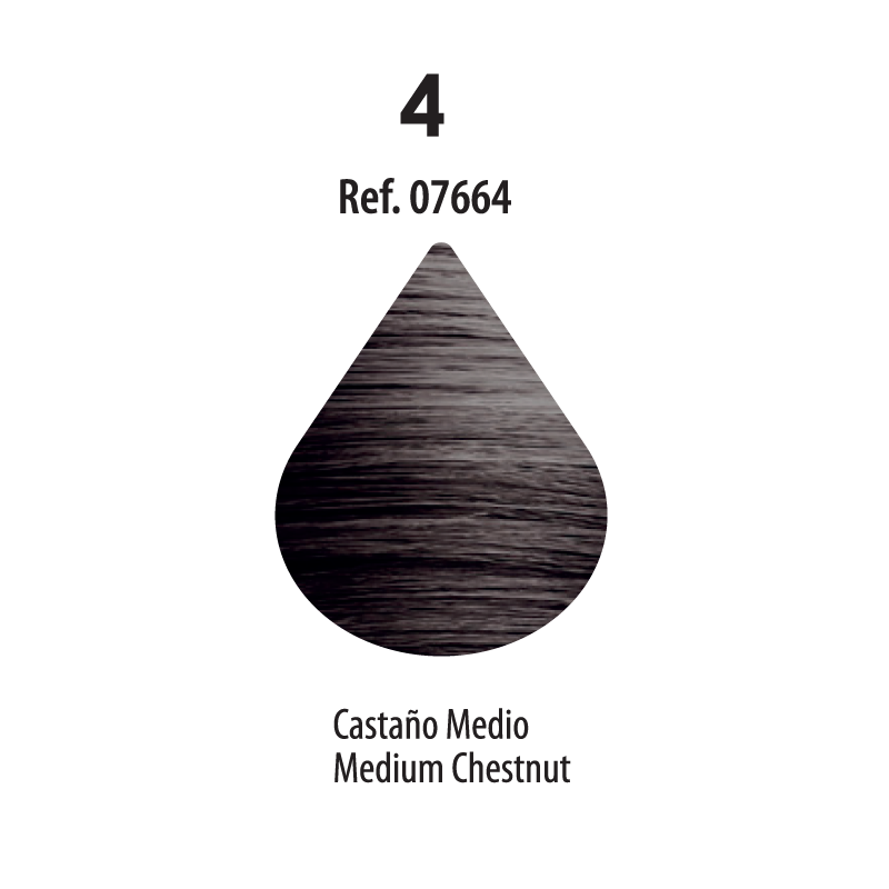 COULEUR FRAÎCHE Nº4 BRUN MOYEN SANS AMMONIAQUE Tassel - 3