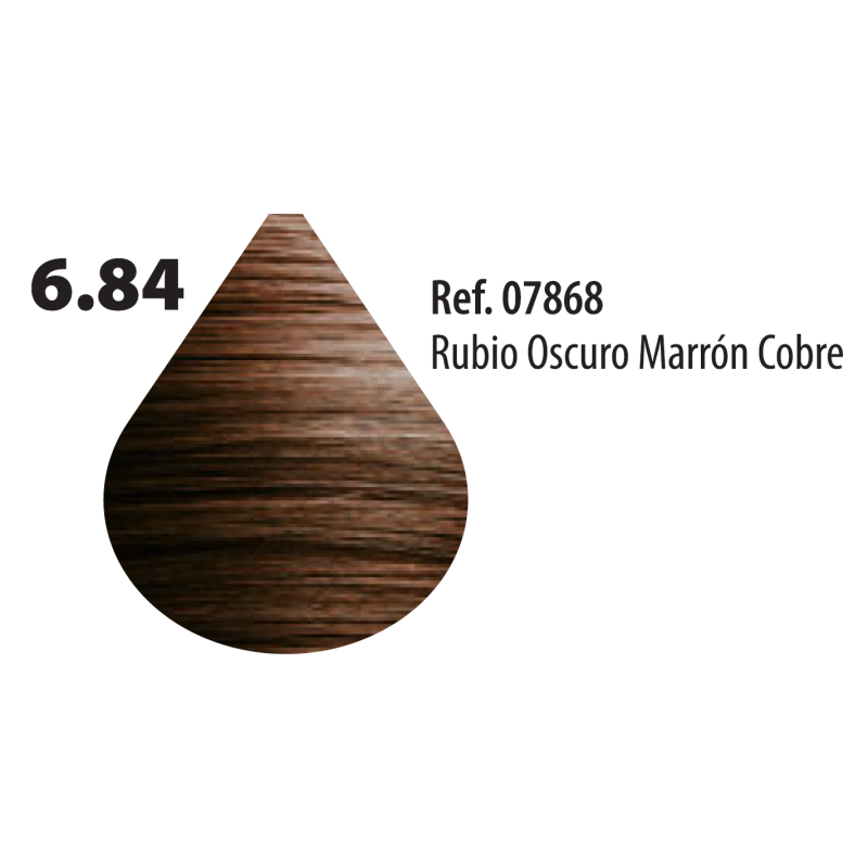 DOUSSE 6.84 RUBIO OSCURO MARRÓN COBRE