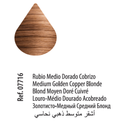DOUSSE Nº7.34 RUBIO MEDIO DORADO COBRE FREE AMONIA