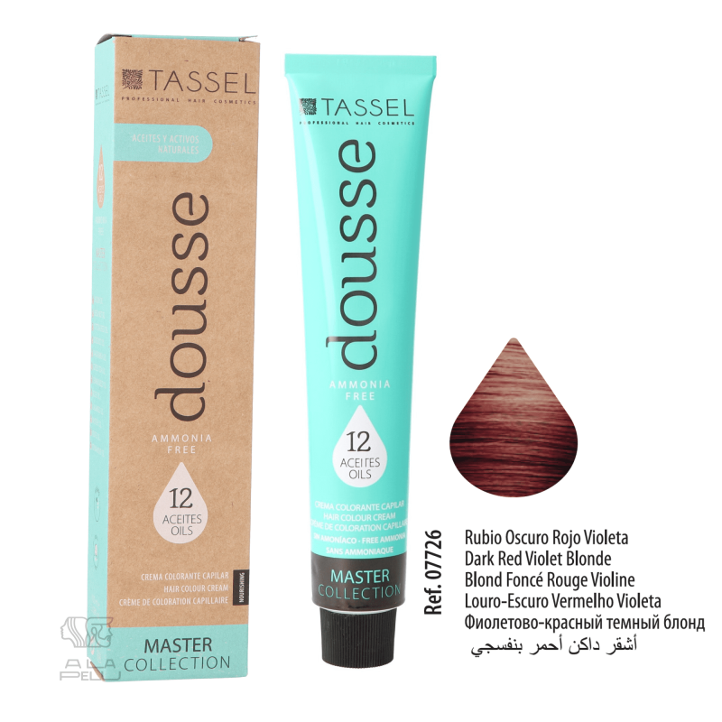 DOUSSE Nº6.56 RUBIO OSCURO ROJO VIOLETA FREE AMONIA