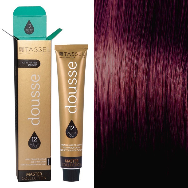 DOUSSE 5.56 CASTAÑO CLARO ROJO VIOLETA - TINTE TASSEL (06852)
