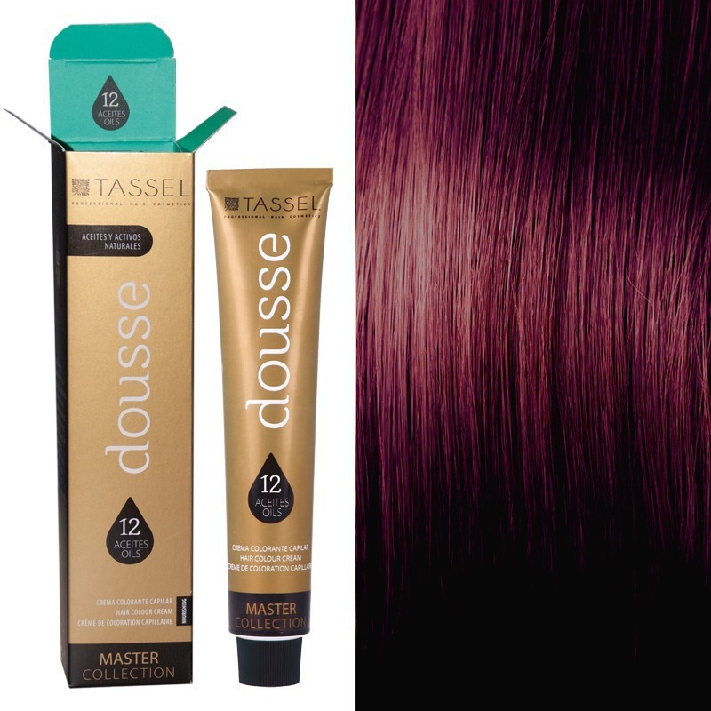 DOUSSE 6.56 RUBIO OSCURO ROJO VIOLETA - TINTE TASSEL (06853)