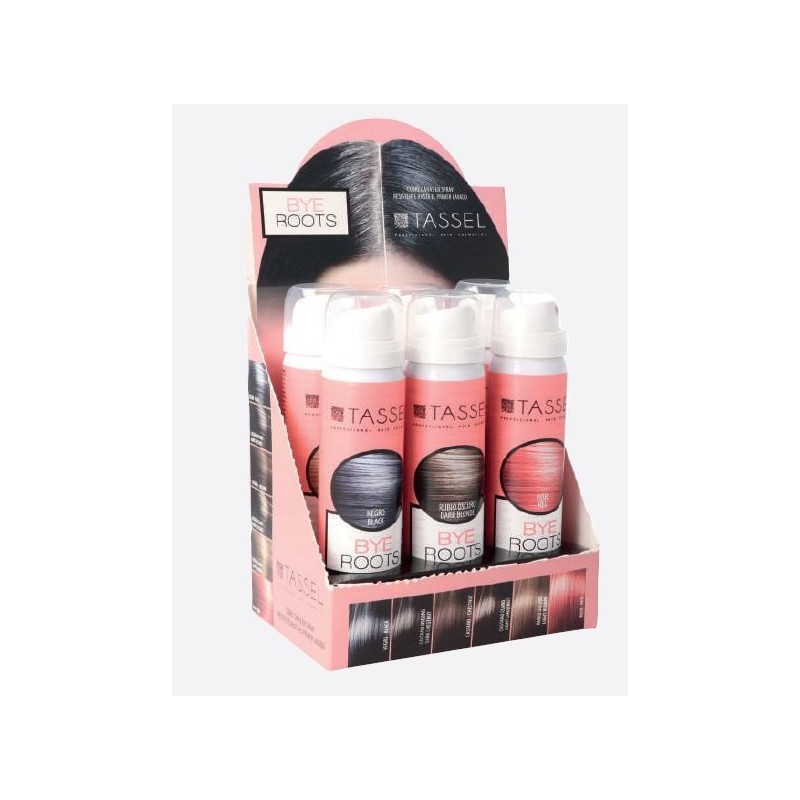 EXPOSITOR RETOCA RAICES TASSEL 75 ML.