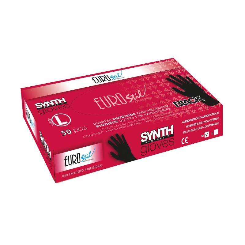 CAJA 50 GUANTES SINTÉTICOS TALLA L SIN POLVO