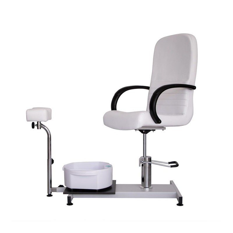 SILLA PEDICURA CON BAÑERA ASTRA BLANCA