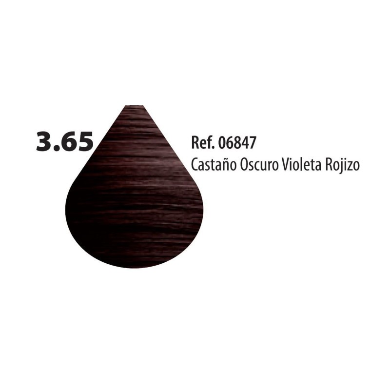 DOUSSE 3,65 CASTAÑO OSCURO VIOLETA ROJIZO - TINTE TASSEL (06847)