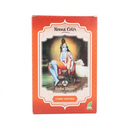 Radhe Shyam Henna En Polvo Cobre Natural 100G