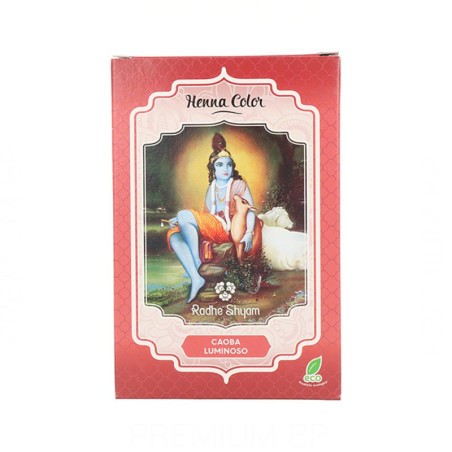 Radhe Shyam Henna En Polvo Caoba Luminoso 100G