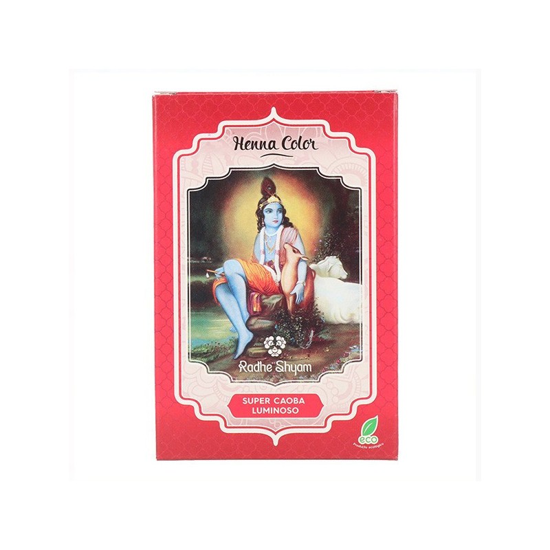 Radhe Shyam Henna En Polvo Super Caoba Luminoso 100G