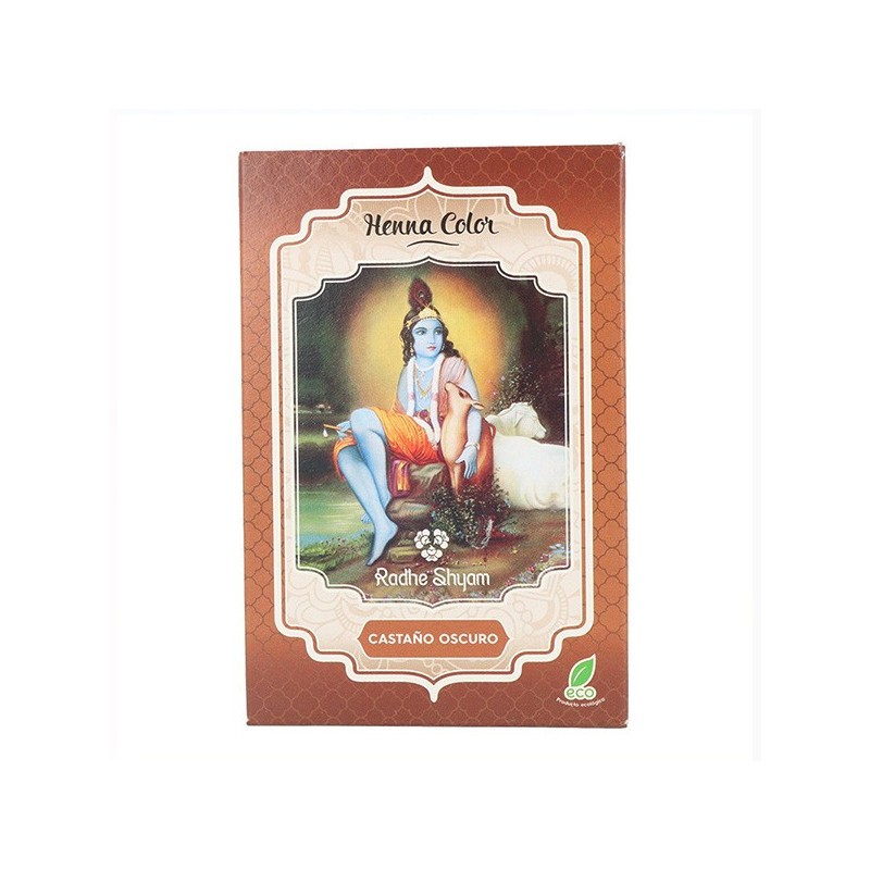 Radhe Shyam Henna En Polvo Castaño Oscuro 100G
