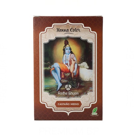 Radhe Shyam Henna En Polvo Castaño Medio 100G