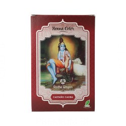 Radhe Shyam Henna En Polvo Castaño Caoba 100G