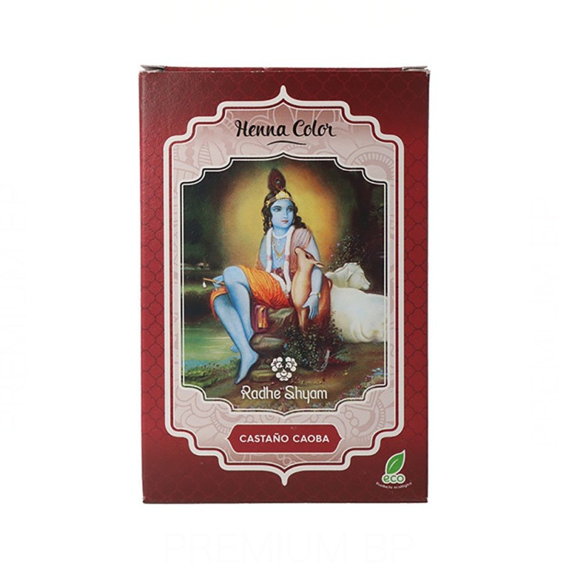 Radhe Shyam Henna A Pols Castanyo Caoba 100G