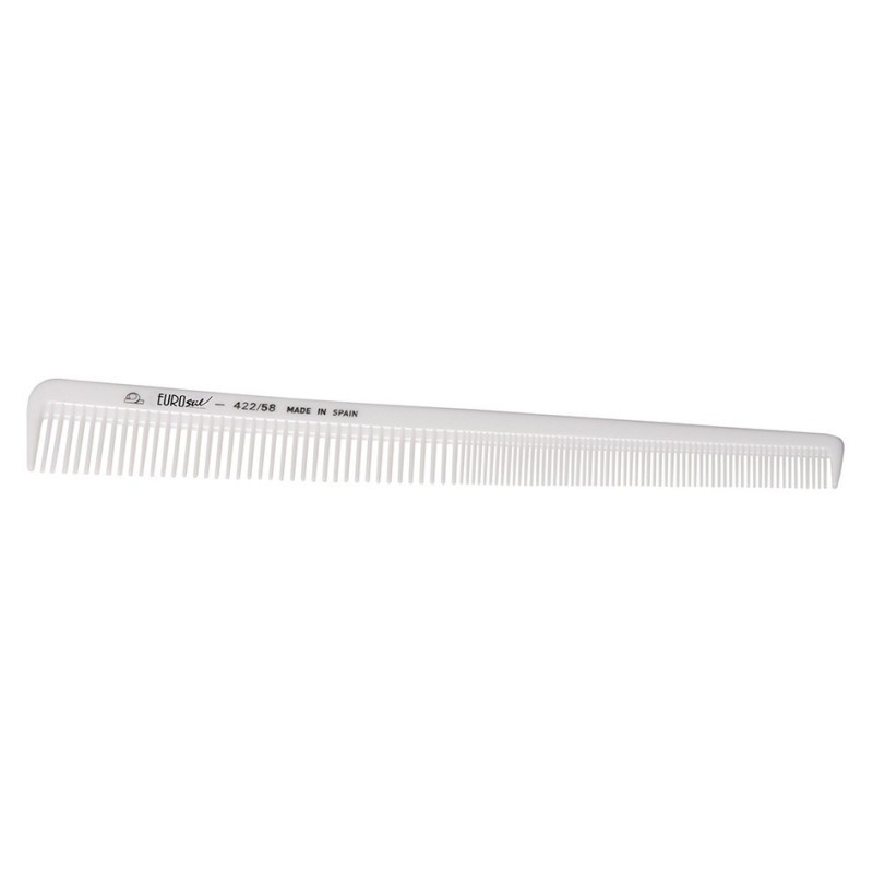 PEINE ESPECIAL PELUQUERO 18 CM : Color - Blanco